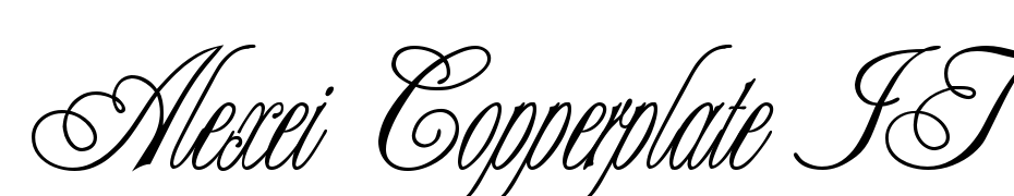 Alexei Copperplate ITC Normal Font Download Free